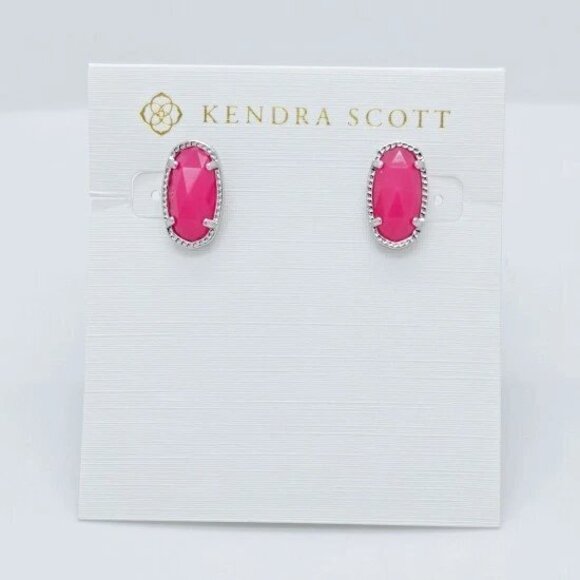 Kendra Scott Jewelry - Kendra Scott Ellie Silver Stud Earrings In Azalea